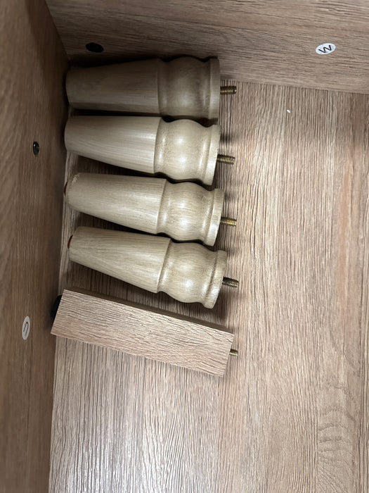 My Texas House Monroe 6-Drawer Dresser, Brushed Oak Finish - new