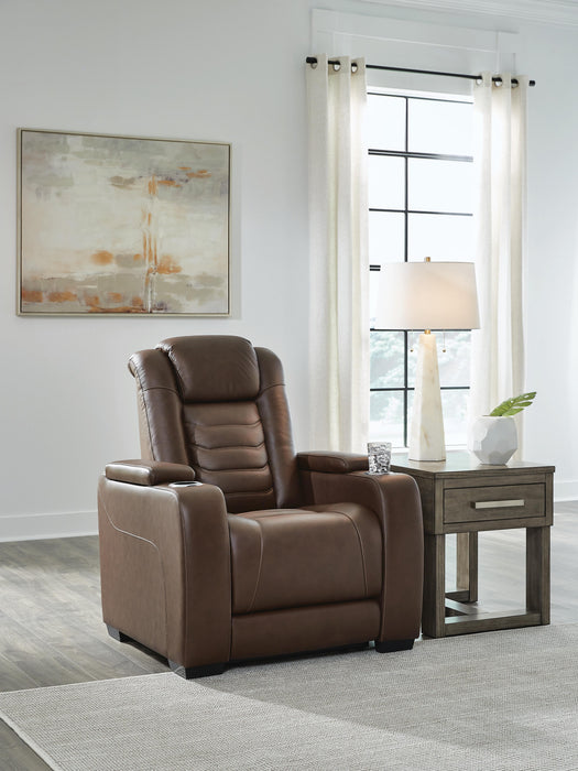 High Impact Tobacco PWR Recliner/ADJ Headrest