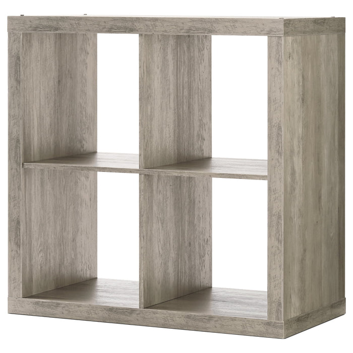 Better Homes & Gardens 4-Cube Storage Organizer, Rustic Gray - new