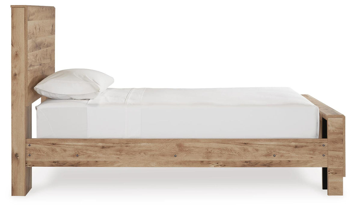 Hyanna Tan Brown Hyanna Twin Panel Bed