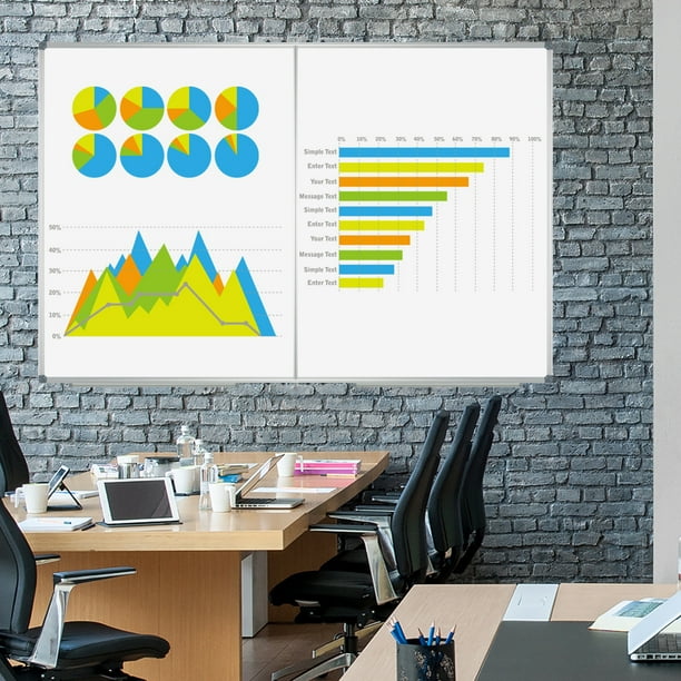 JILoffice Foldable Whiteboard 60" x 40" Large Dry Erase Board School Supplies for Student - new