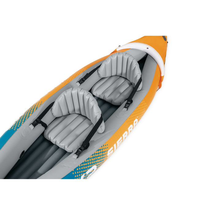 Intex Sierra K2 2-Person inflatable kayak with accessory kit, oars and hand pump - use_like_new