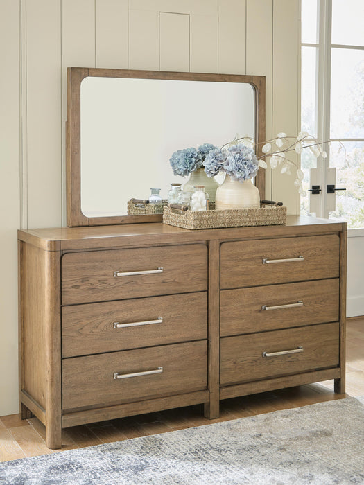Cabalynn Light Brown Cabalynn Dresser and Mirror