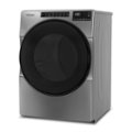 Whirlpool - 7.4 Cu. Ft. Stackable Electric Dryer with Wrinkle Shield - Chrome Shadow - display_model