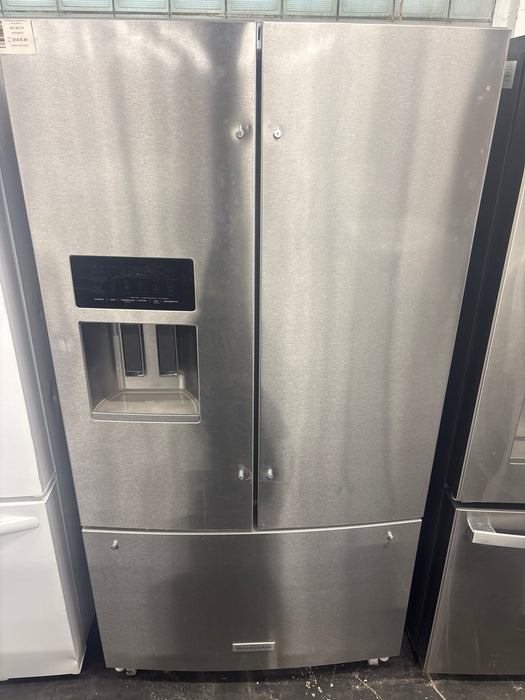 KitchenAid - 27 Cu. Ft. French Door Refrigerator - Stainless Steel - display_model