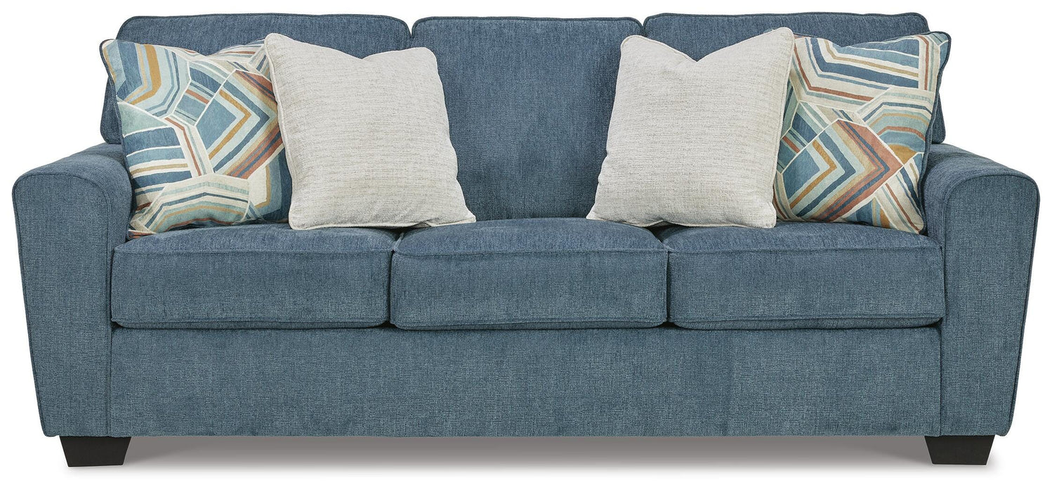 Cashton Blue Living Room Collection