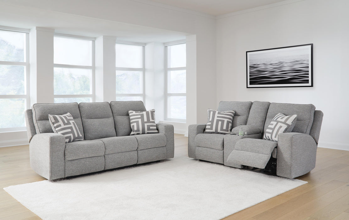 Biscoe Pewter Biscoe Sofa and Loveseat