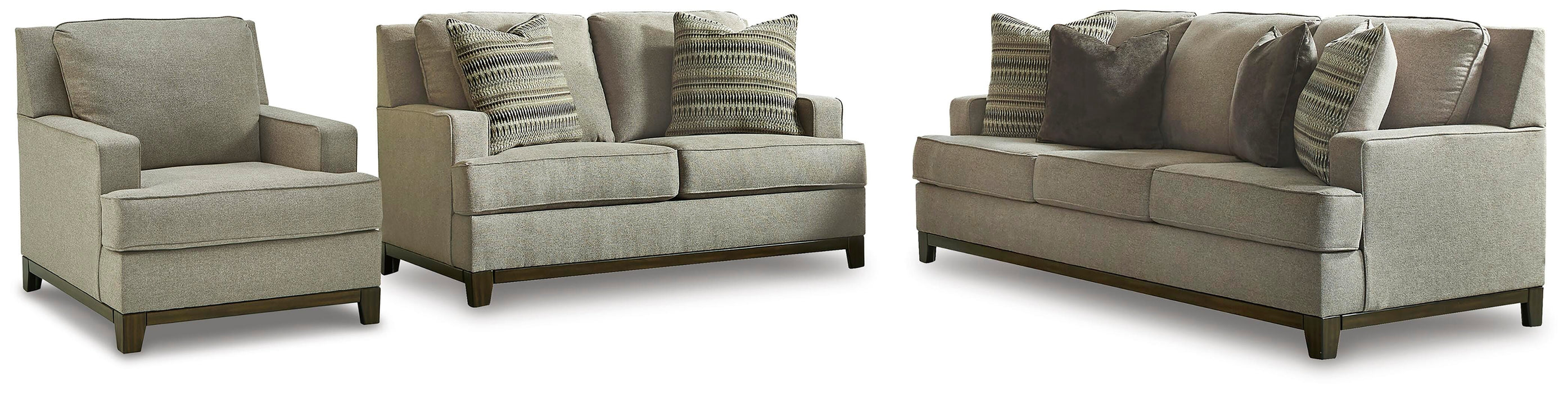 Kaywood Granite Kaywood Sofa, Loveseat and Chair