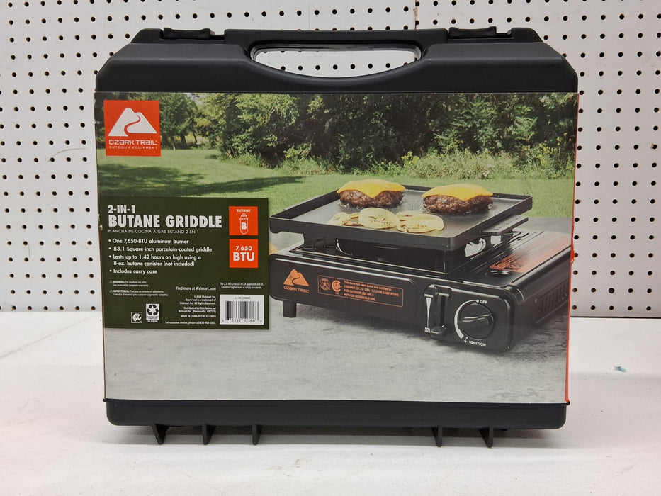 Ozark Trail 83.1 sq in 2-in-1 Butane Outdoor Griddle - new