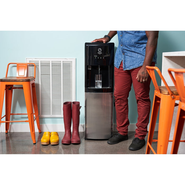 Primo® Water Deluxe Dispenser Bottom Loading, Hot/Cold/Cool Temp, Stainless - new