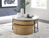 Fridley Gray/Brown/Black Nesting Cocktail Tables (Priced Per Item, Must Order 2, 4, 6, or 8)