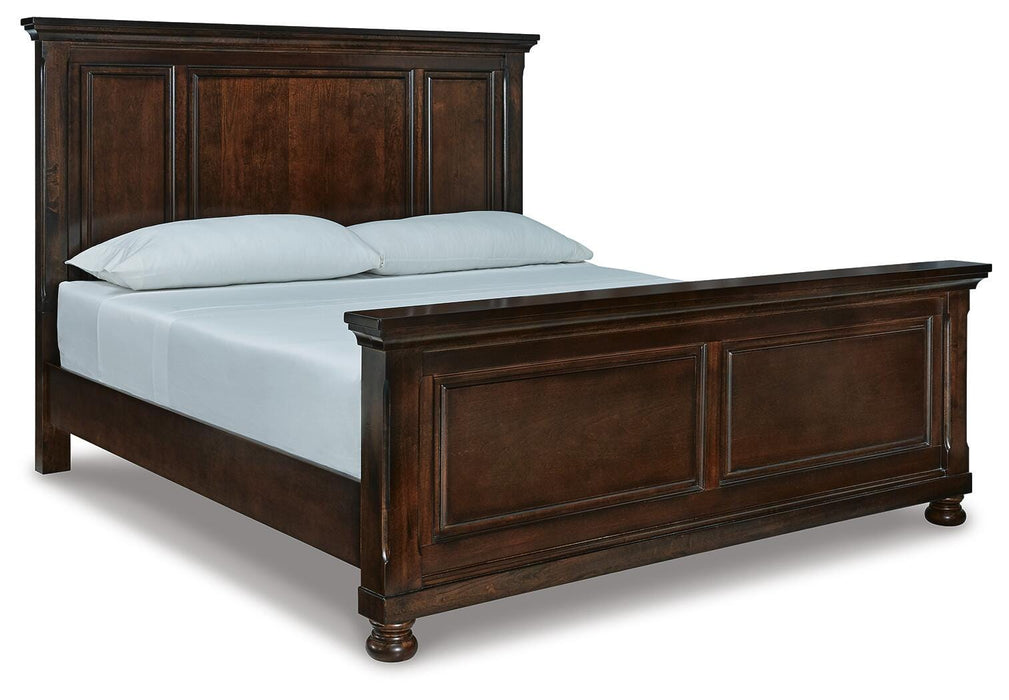 Porter Rustic Brown Porter King Panel Bed