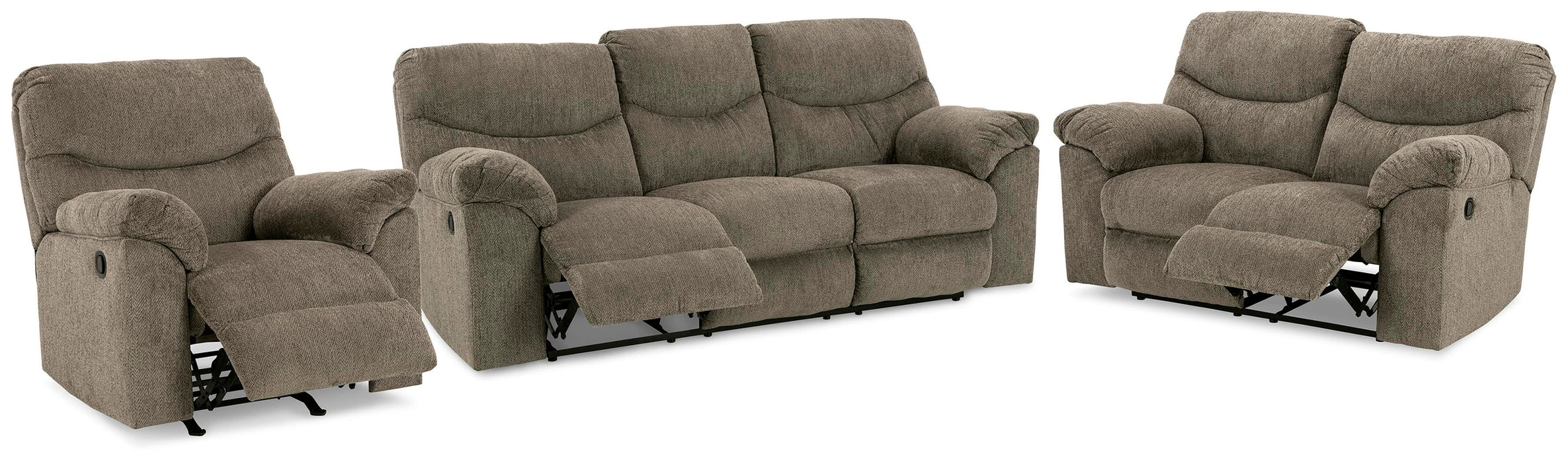Alphons Putty Alphons Sofa, Loveseat and Recliner - Brand New