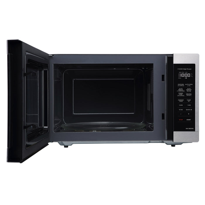 Panasonic 1.3 Cu. ft. Countertop Microwave Oven,1100W, Stainless Steel – NN-SB65NS - new