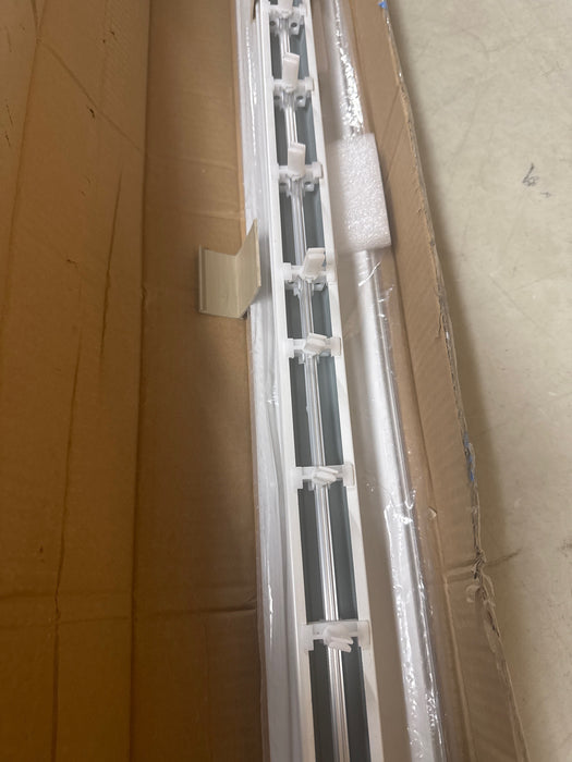 CHICOLOGY Vertical Blinds , Door Blinds & Shades , Blackout Window Shade , Vertical Blinds for Doors , Sliding Blinds Oxford White (Vinyl) 78"W X 84"H - new