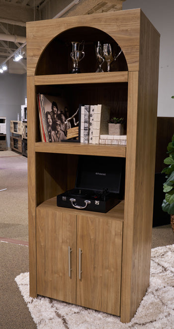 Dovander Brown Display Cabinet