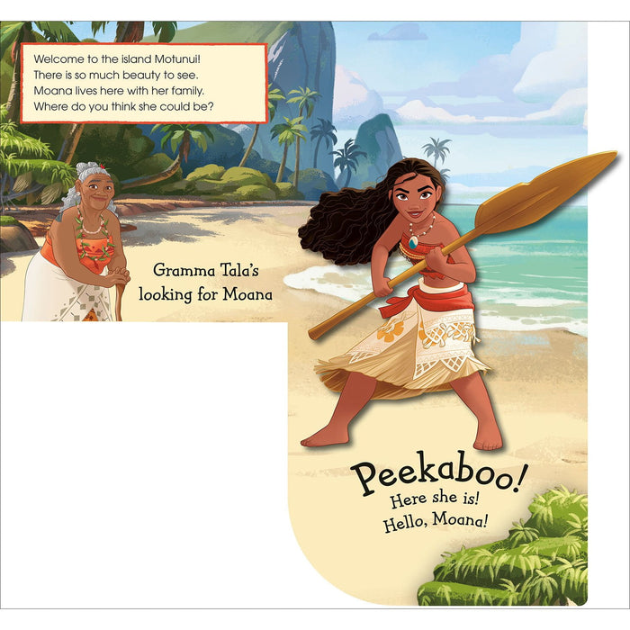 Pop-Up Peekaboo! Disney Moana, Board Book - new