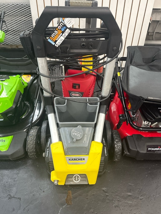 Karcher K1700, Max 2125 PSI, Electric Pressure Washer with Hose, Spray Gun, 3 Nozzles, 1.2 GPM - used_good
