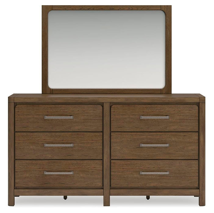 Cabalynn Light Brown Cabalynn Dresser and Mirror