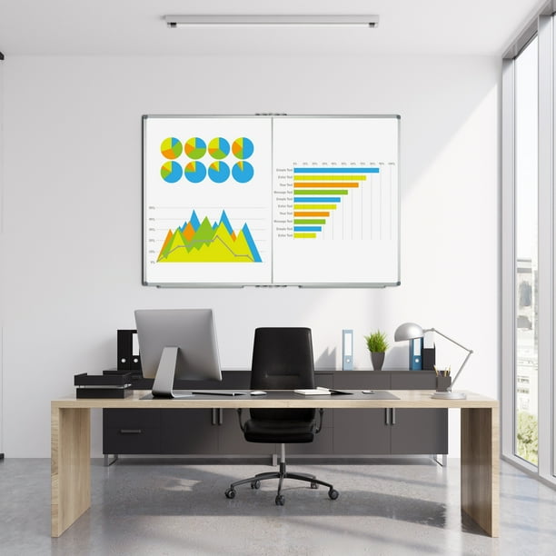 JILoffice Foldable Whiteboard 60" x 40" Large Dry Erase Board School Supplies for Student - new