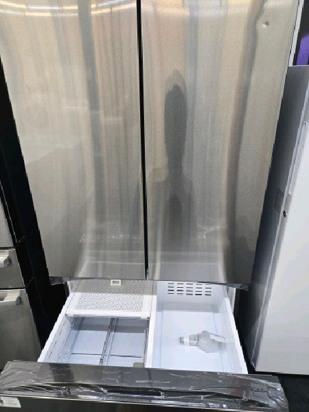 Samsung - OBX Bespoke 30 cu. ft. 3-Door French Door Refrigerator with Beverage Center - Stainless Steel - new