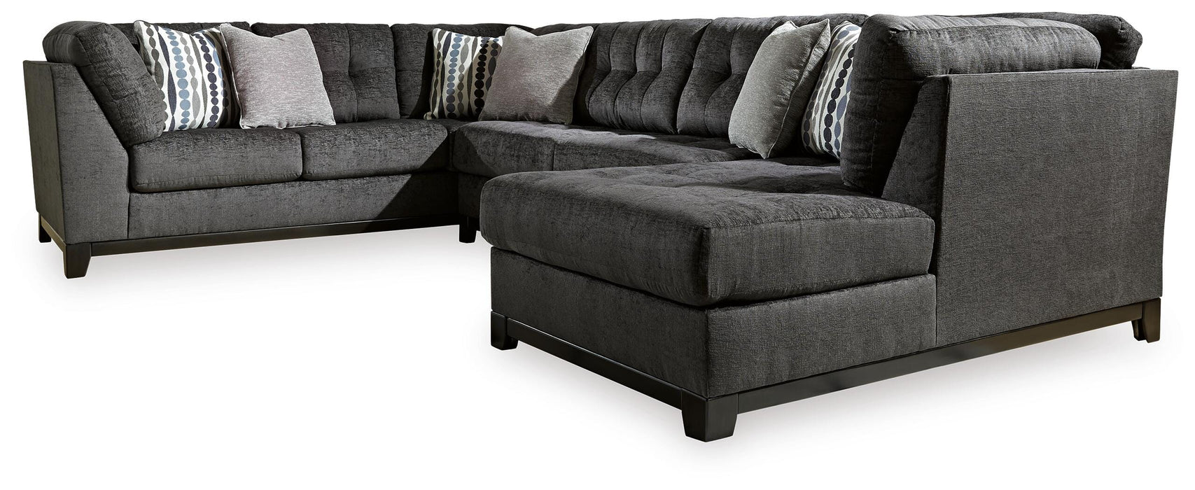 Reidshire Steel Reidshire 3-Piece Sectional with Chaise