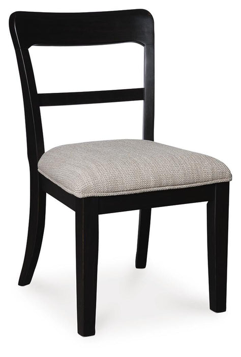 Chadworth Black Dining UPH Side Chair (Priced Per Item, Must Order 2, 4, 6, or 8)