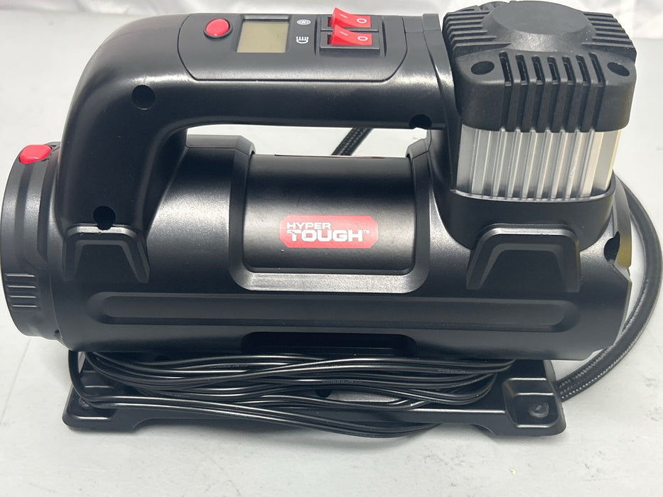 Hyper Tough DC 12V Heavy Duty Direct Drive Digital Tire Inflator with Detachable LED Light - new