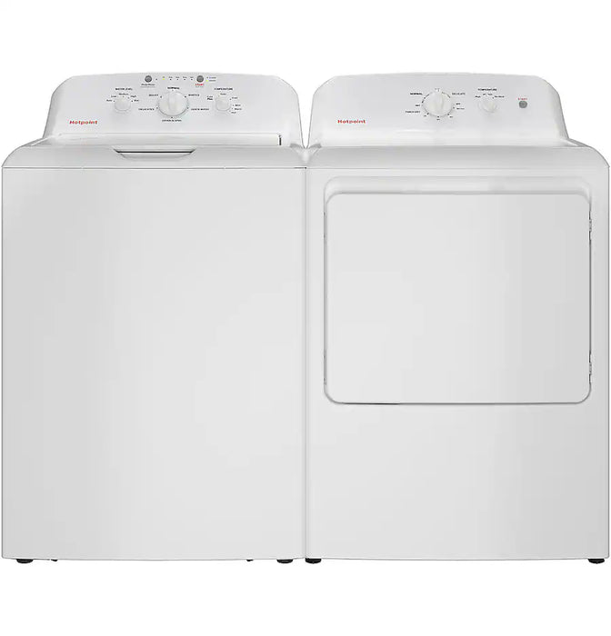 Hotpoint - 6.2 Cu. Ft. Gas Dryer with Auto Dry - White - display_model