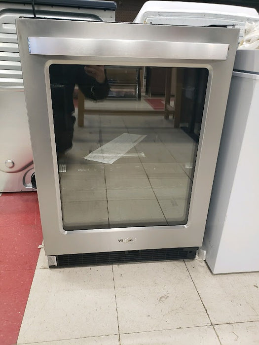 Whirlpool - 14-Bottle Beverage Cooler - Stainless Steel - display_model