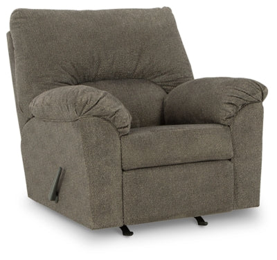 Norlou Flannel Rocker Recliner