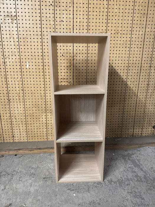 Mainstays 3 Cube Storage Organizer, Spring Pine - new