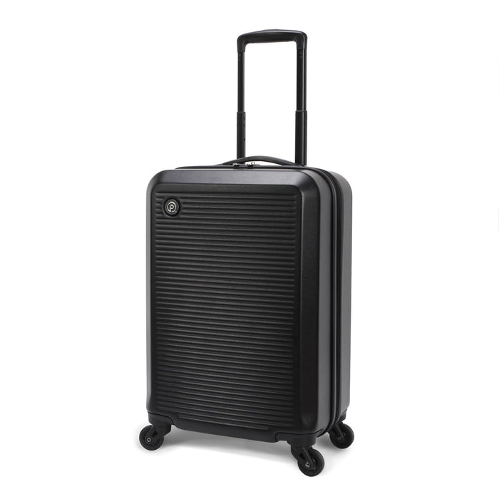 Protege 20 inch Hard Side Carry-On Spinner Luggage, Black Matte Finish (Walmart.com Exclusive) - open_box