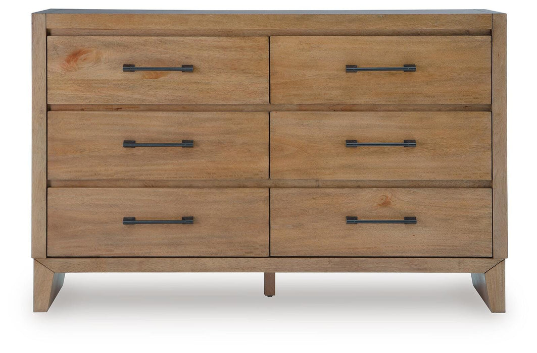 Sherbana Light Brown Dresser
