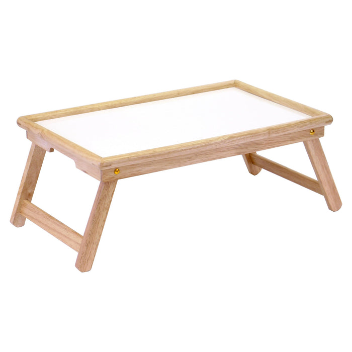 Winsome 24.6-Inch Breakfast Folding Bed Tray with Flip Top, Natural (98721) - new