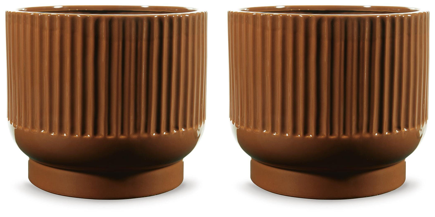 Avalyah Burnt Umber Vase (2/CS)