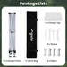 GVDV 10 ft x 10 ft Easy Pop up Outdoor Canopy Tent, Straight Legs Instant Canopy for Outside with Carrying Bag, White