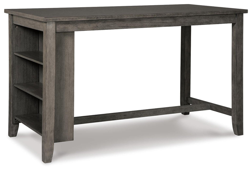 Caitbrook Gray RECT Dining Room Counter Table