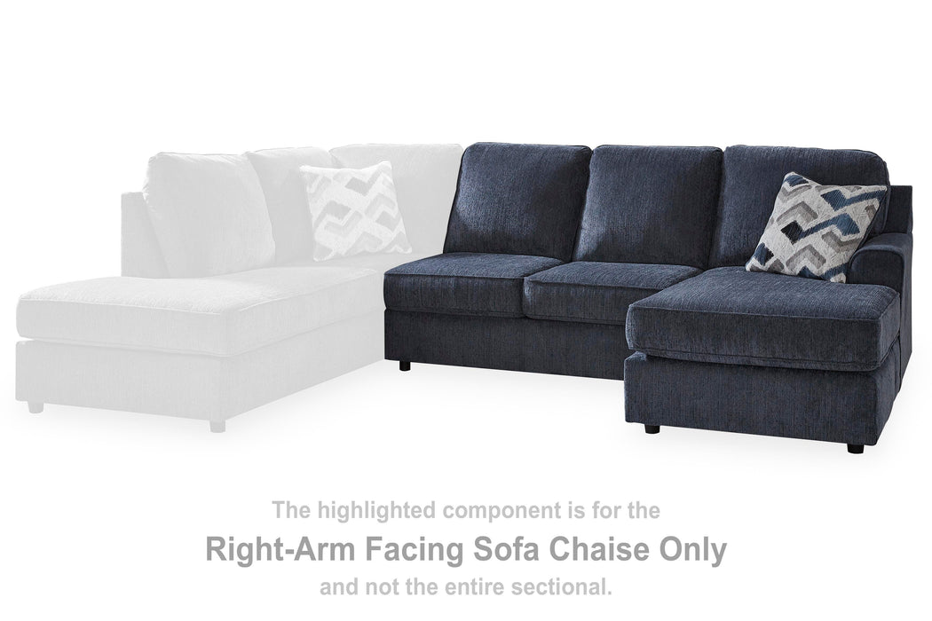 Albar Place Cobalt Living Room Collection