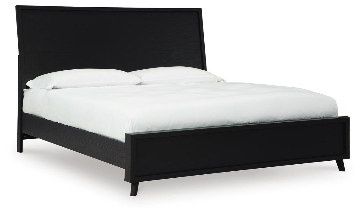 Danziar Black Danziar King Panel Bed