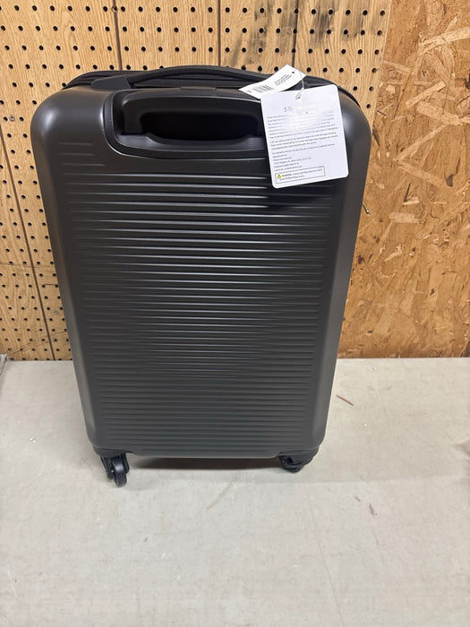 Protege 20 inch Hard Side Carry-On Spinner Luggage, Black Matte Finish (Walmart.com Exclusive) - open_box