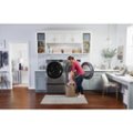 Whirlpool - 7.4 Cu. Ft. Stackable Electric Dryer with Wrinkle Shield - Chrome Shadow - display_model