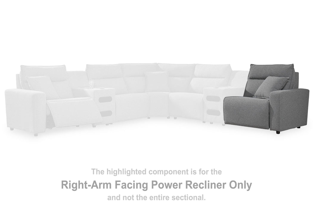 Modmax II Salt and Pepper Living Room Collection