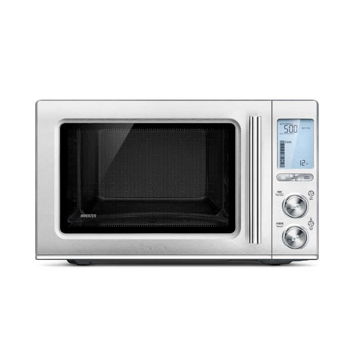 Breville - the Smooth Wave 1.2 Cu. Ft. Microwave - Stainless Steel - open_box