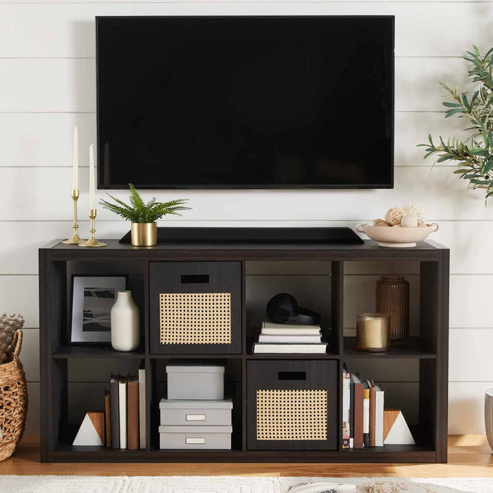 Better Homes & Gardens 8 Cube Storage Organizer, Charcoal - new