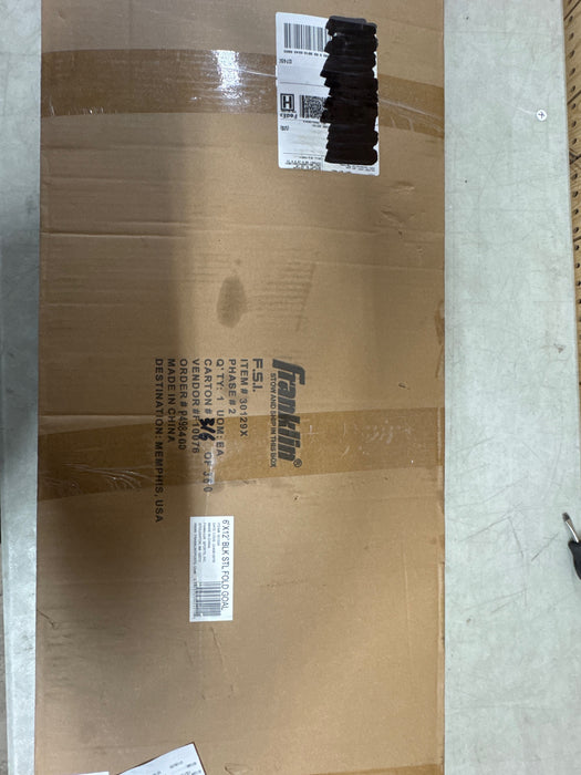 Franklin Sports 6 ft. x 12 ft. Black Folding Goal - new