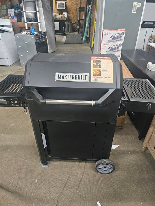 Masterbuilt AutoIgnite 545 Digital Charcoal Grill and Smoker Combo for Easy Grilling, Digital Control, App, Sear Plate, Mini Hopper and 545 BBQ Cooking Square In. in Black - new