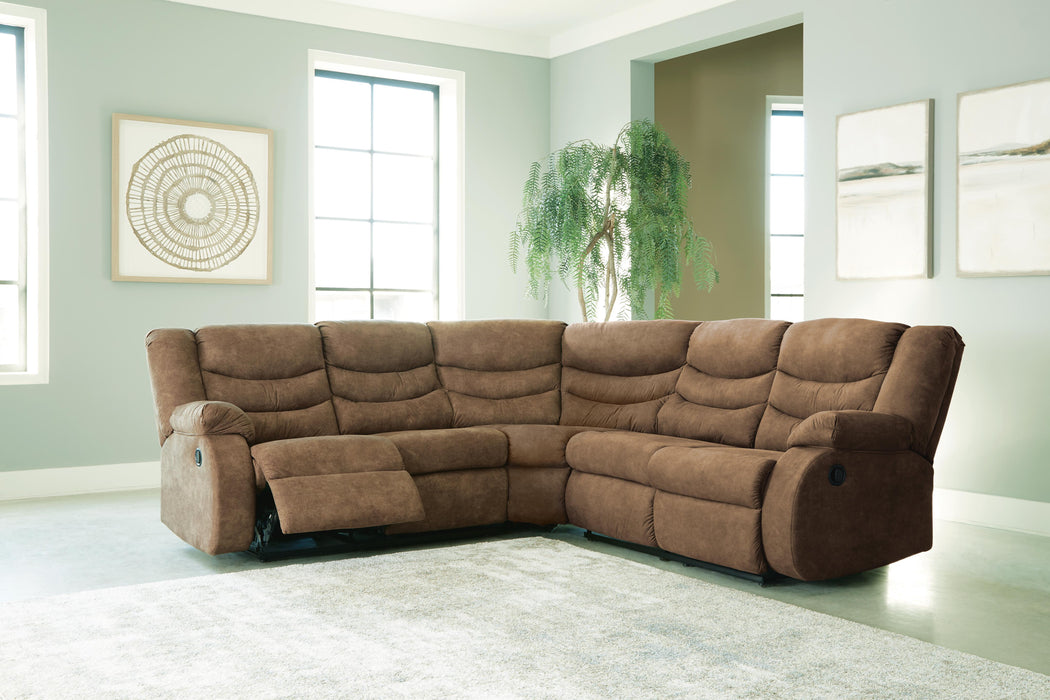 Partymate Brindle Partymate 2-Piece Reclining Sectional - Brand New