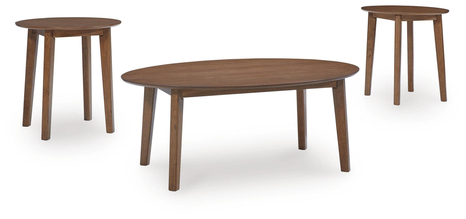 Gordonay Brown Occasional Table Set (3/CN)