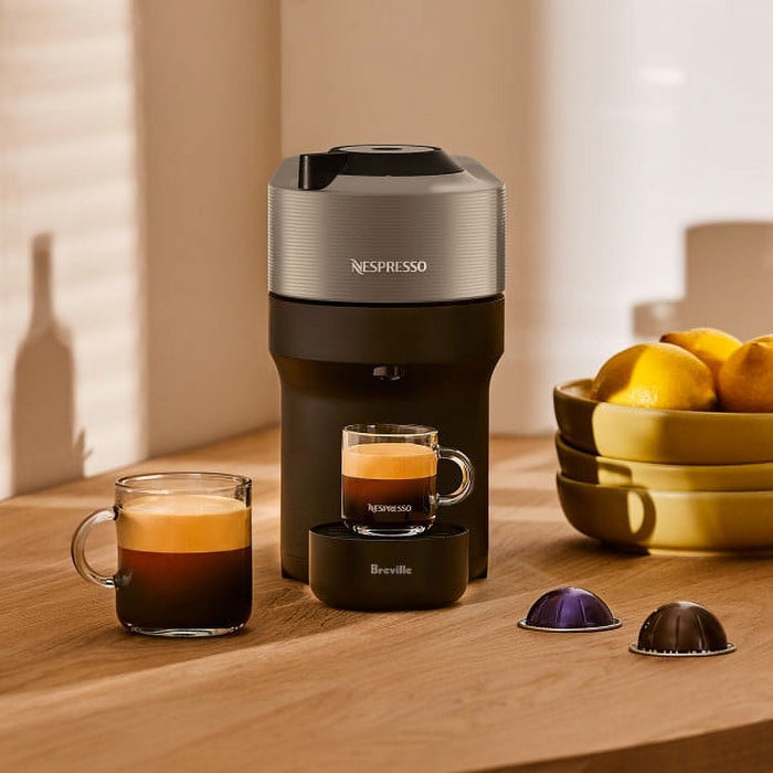 Nespresso VertuoPOP Dark Gray Coffee and Espresso Maker by Breville - new